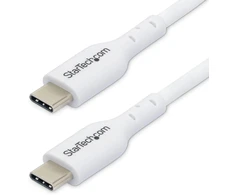 Kabelis USB StarTech 2-pak 2m USB-C USB 2.0 60W Baltas (USB2CC2MNCWHE2PK)