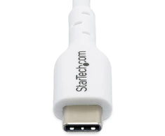 Kabelis USB StarTech 2-pak 2m USB-C USB 2.0 60W Baltas (USB2CC2MNCWHE2PK)
