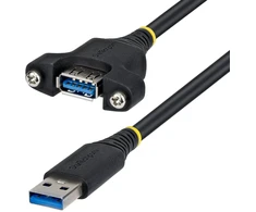 Kabelis USB StarTech 2M Panel Mount USB-A cable (USBPNLAFAM2M)