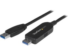 USB kabelis StarTech USB-A - USB-A 2 m Juodas (USB3LINK)