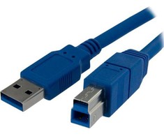 USB kabelis StarTech USB-A - 1 m mėlyna (USB3SAB1M)
