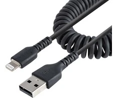 StarTech USB kabelis USB-A – žaibiškas 0,5 m juodas (RUSB2ALT50CMBC)