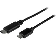 StarTech USB-C į MicroUSB laidas juodas
