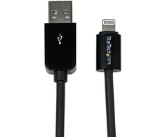 USB kabelis StarTech USB-A - Žaibas 3 m Juodas (USBLT3MB)