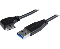 Kabelis USB StarTech USB-A - micro-B 2 m Juodas (USB3AU2MLS)