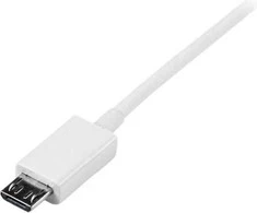 Kabelis USB StarTech USB-A - microUSB 0,5 m Baltas (USBPAUB50CMW)