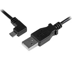 USB kabelis StarTech USB-A - mikroUSB 0, 5 m juoda (USBUB50CMLA)