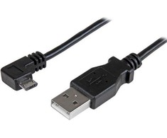 USB kabelis StarTech USB-A - mikroUSB 1 m juodasis (USBUB1MRA)