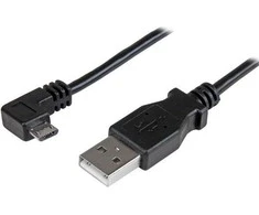 USB kabelis StarTech USB-A - mikroUSB 1 m juodasis (USBUB1MRA)