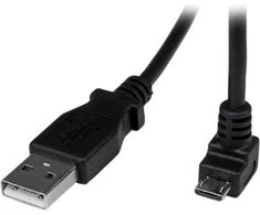 USB kabelis StarTech USB-A - mikroUSB 2 m juodasis (USBUB2MD)