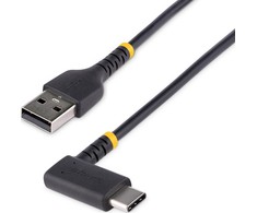 USB kabelis StarTech USB-A - USB-C 0,15 m juodas (R2ACR-15C- USB- CABLE)