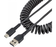 USB kabelis StarTech USB-A - USB-C 0,5 m juodas (R2ACC- 50C- USB- CABLE)