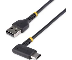 USB kabelis StarTech USB-A - USB-C 1 m juodas (R2ACR-1M-USB- CABLE)