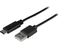 USB kabelis StarTech USB-A - USB-C 1 m Juodas (USB2AC1M)