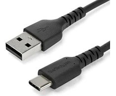 USB kabelis StarTech USB-A - USB-C 2 m Juodas (RUSB2AC2MB)