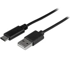 USB kabelis StarTech USB-A - USB-C 2 m Juodas (USB2AC2M)
