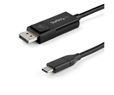 StarTech CDP2DP141MBD USB-C adapterio kabelis USB-C kištukas (DP Old) iki DP 1.4 kištukas, 1m, juodas