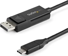 USB kabelis StarTech USB-C - DisplayPort 1,2 m Juodas (CDP2DP2MBD)