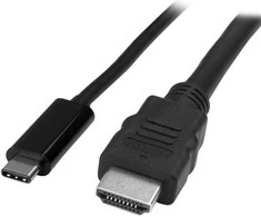 USB kabelis StarTech USB-C - HDMI 1 m Juodas (CDP2HDMM1MB)