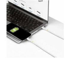 USB kabelis StarTech USB-C - USB-C 1 m, baltas (USB2EPR1MW)
