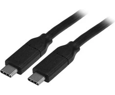 Kabelis USB StarTech USB-C - USB-C 4 m Juodas (USB2C5C4M)