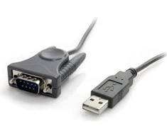 USB kabelis StarTech USB-A - DB-9 0,9 m pilkas (ICUSB232DB25)
