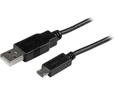 StarTech MicroUSB į USB-A laidas juodas