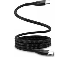 STATIK MagStack Pro, magnetinis laidas, USB-C į USB-C, 1m, Juodas