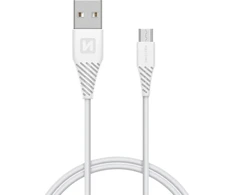 Kabelis USB Swissten USB-A - micro-B 1.5 m Baltas (71504300)
