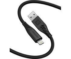 Swissten minkštas silikoninis duomenų kabelis USB / Lightning 1,5 m / 60 W