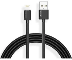 T-PHOX CABLE NETS LIGHTNING Juodas 3A ; PVC ; 2M