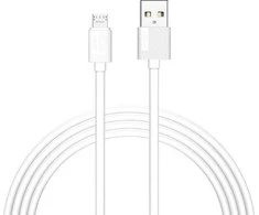 CABLE T-PHOX NETS MICRO USB Baltas 3A ; PVC ; 1,2M