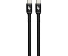 Tb Print USB TB spausdinimo kabelis USB-C – USB-C 2 m juodas (AKTBXKUCC2SI20B)