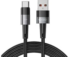 Kabelis 6A 66W 2m PD USB – USB-C Tech-Protect UltraBoost pilkos spalvos