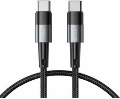 Kabelis 60W 3A 0,25m USB-C – USB-C Tech-Protect UltraBoost pilkos spalvos