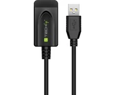 TECHLY Active Extension Cable USB Hi Speed 20m Juodas