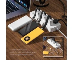 Kabelis USB Techly USB-C - USB-C 0.12 m Juodas (ICOC USBC-FL-U322)