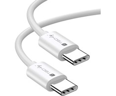 „Techly“ USB-C – USB-C laidas 1 m, baltas (ICOC-MU4-40G240W1)