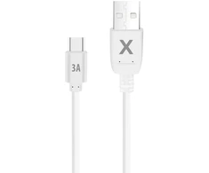 Maxlife USB – USB-C laidas 1,5 m 3A baltas