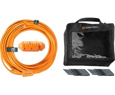 Kabelis USB Tether Tools USB-C - USB-C 9.4 m Oranžinė (CUC31R-ORG)
