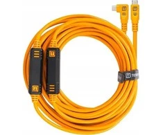 Kabelis - Tether Tools Pro USB-C į USB-C 9.4m Didelės spartos duomenų perdavimas Juodas