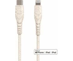 USB kabelis Triton USB-C - Lightning 1,5 m, baltas