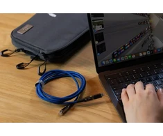 Kabelis USB Troika USB-C - USB-C + Lightning 2 m Mėlyna (CBL20/DB)