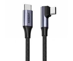 Kabelis USB C - USB C kampinis 1m 240W L536 UGREEN