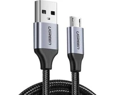 Laidas USB - Micro USB UGREEN US290 QC 3.0 2.4A 1m (juodas)