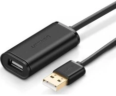 UGREEN US121 USB 2.0 prailginimo laidas Active 5m - Juodas