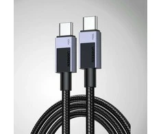 Ugreen Type C 2.0 Vīrietis uz Type C 2.0 Vīrietis 5A Datu Kabelis 1M Melns