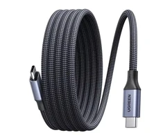 Kabelis UGREEN L537 USB-C PD 240W 1m (pilka)