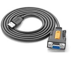 Kabelis USB Ugreen USB-A - D-Sub (VGA) 1.5 m Pilka (20201)