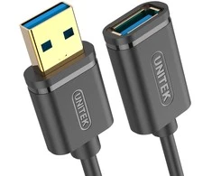UNITEK Y-C458GBK Unitek USB plėtinio keitiklis USB3.0 AM-AF, 1,5m Y-C458GBK